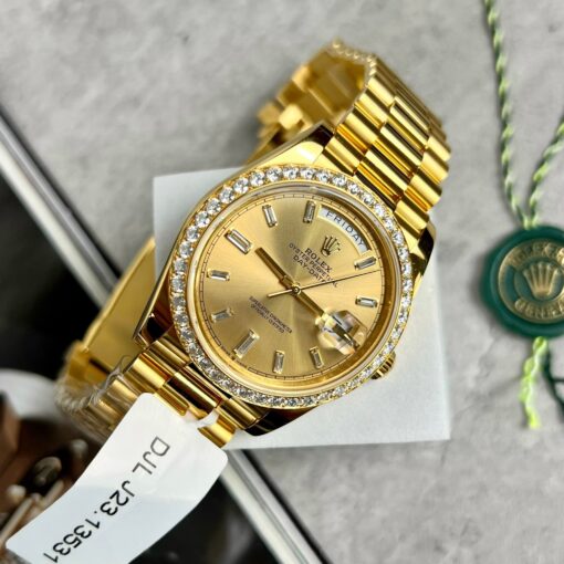 Rolex Day-Date 40 228238 Champage dial Gold Filled 18k Moissanite Bezel - 이미지 6