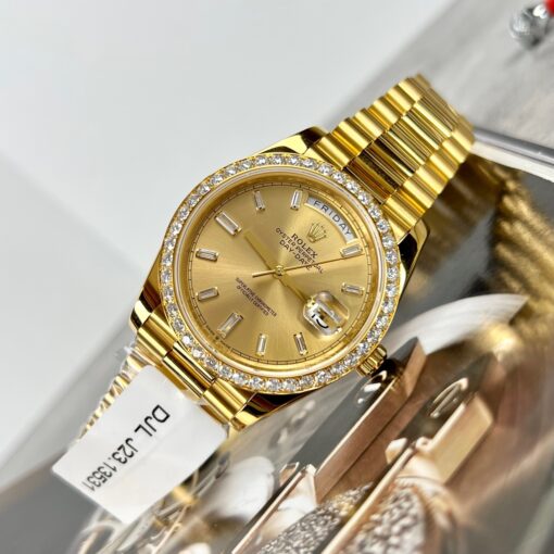 Rolex Day-Date 40 228238 Champage dial Gold Filled 18k Moissanite Bezel - 이미지 7