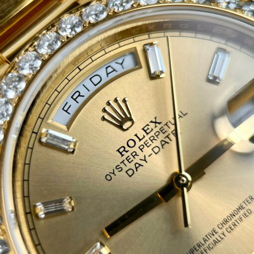 Rolex Day-Date 40 228238 Champage dial Gold Filled 18k Moissanite Bezel - 이미지 9