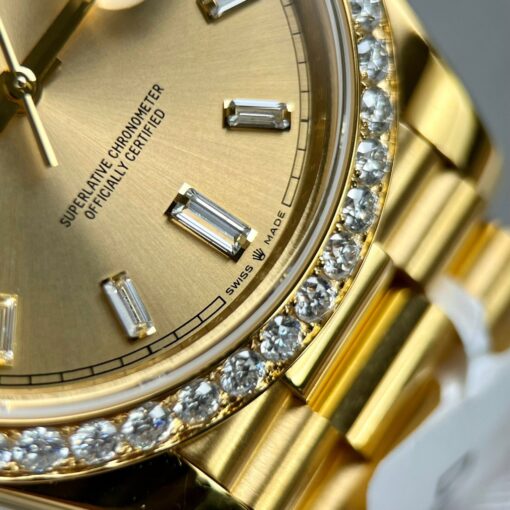 Rolex Day-Date 40 228238 Champage dial Gold Filled 18k Moissanite Bezel - 이미지 10