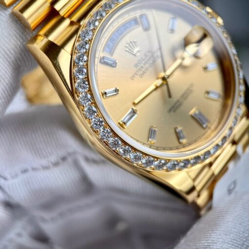 Rolex Day-Date 40 228238 Champage dial Gold Filled 18k Moissanite Bezel - 이미지 11