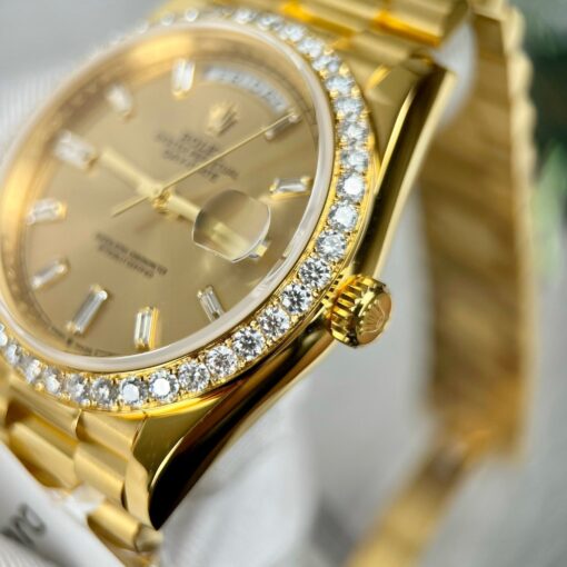 Rolex Day-Date 40 228238 Champage dial Gold Filled 18k Moissanite Bezel - 이미지 12