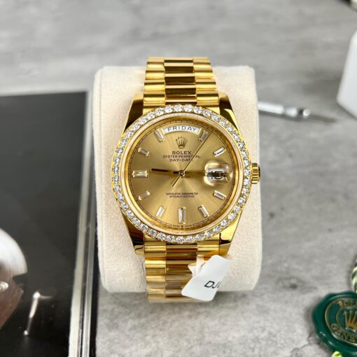 Rolex Day-Date 40 228238 Champage dial Gold Filled 18k Moissanite Bezel - 이미지 17