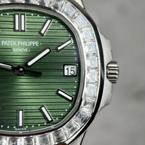 Patek Philippe Nautilus 5711/1A-014 made from 3K Factory and custom Moissanite diamonds - Image 8