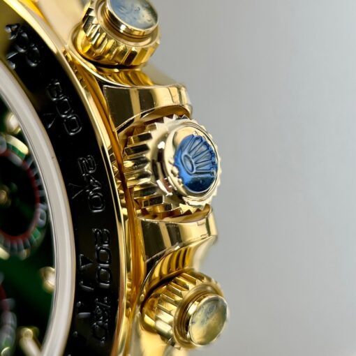 Rolex Yellow Gold Cosmograph Daytona 40 Watch Green Arabic Dial 116508 Coated 18k Yellow gold - Image 11