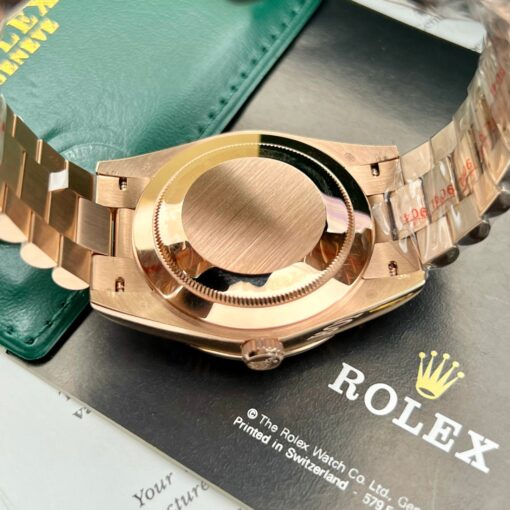 Rolex Day-Date 40 228235 Gold Filled 18k with 150 gram weight green dial - 이미지 6