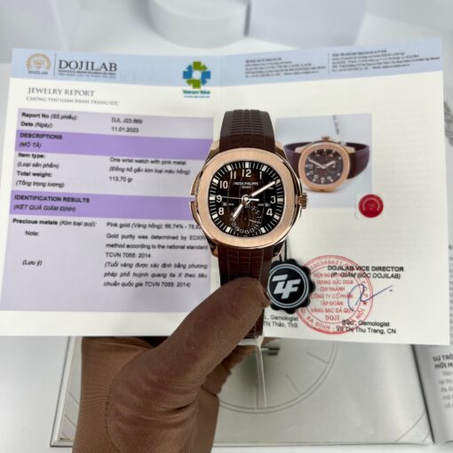 Patek Philippe 5164R-001 Aquanaut 40.8mm 18k Rose gold filled from ZF Factory - Image 2