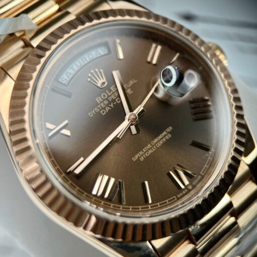 Rolex Day Date President Automatic 228235 18k rose gold filled 150 gram - 이미지 7