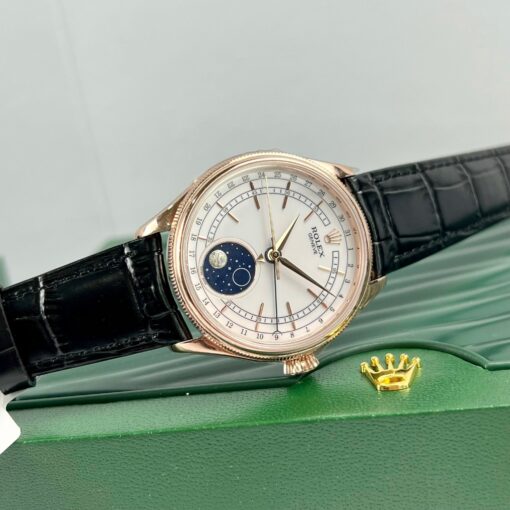 Rolex Cellini Moonphase 50535 18k rose gold filled KZ Factory - Image 3