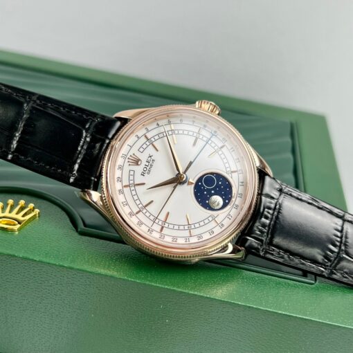 Rolex Cellini Moonphase 50535 18k rose gold filled KZ Factory - Image 5