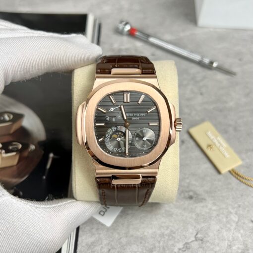 Patek Philippe Nautilus 5712 18k filled rose gold with grey dial from PPF - Image 5