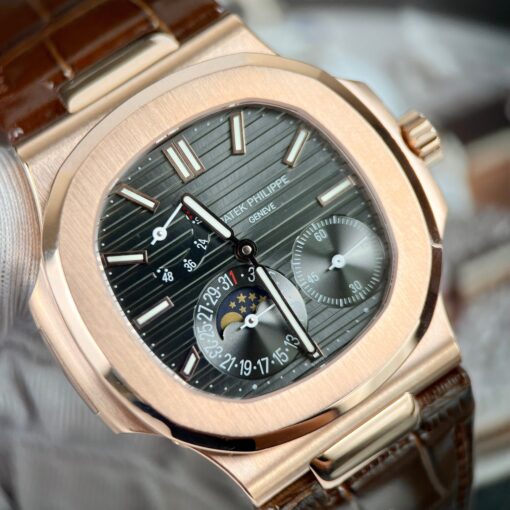 Patek Philippe Nautilus 5712 18k filled rose gold with grey dial from PPF - Image 8