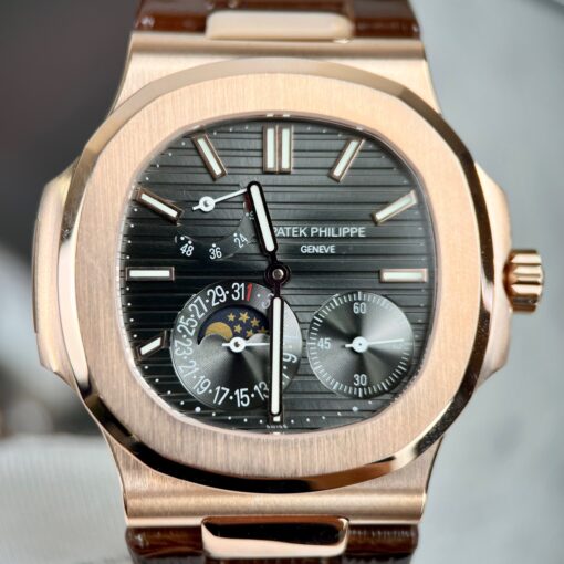 Patek Philippe Nautilus 5712 18k filled rose gold with grey dial from PPF - Image 9