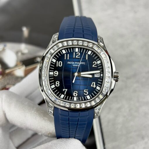 Patek Philippe Aquanaut 5168G-001 Best 1:1 Edition 3K Factory Custom Mossanite - Image 15