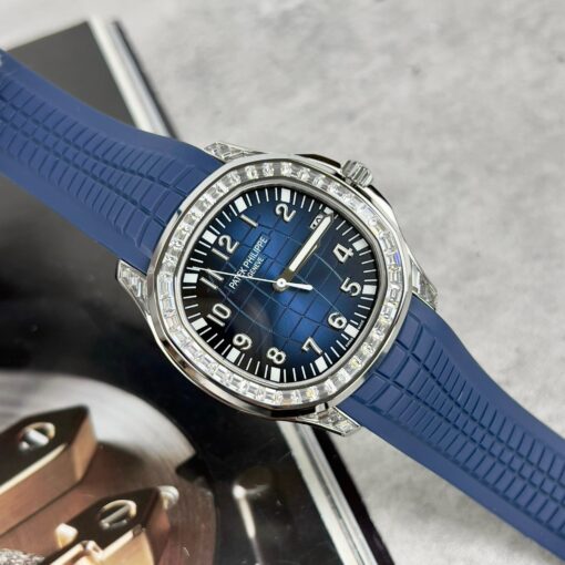 Patek Philippe Aquanaut 5168G-001 Best 1:1 Edition 3K Factory Custom Mossanite - Image 3