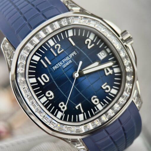 Patek Philippe Aquanaut 5168G-001 Best 1:1 Edition 3K Factory Custom Mossanite - Image 6