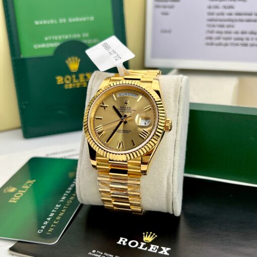 Rolex Day-Date 40 Men's Watch 228238-0006 coated 18k yellow gold Best 1:1 Edition - Image 9