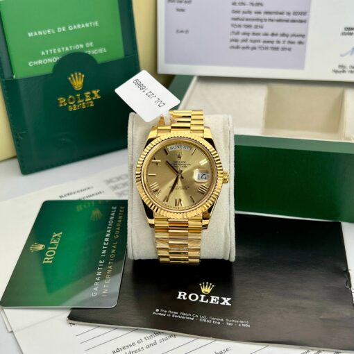 Rolex Day-Date 40 Men's Watch 228238-0006 coated 18k yellow gold Best 1:1 Edition - Image 8