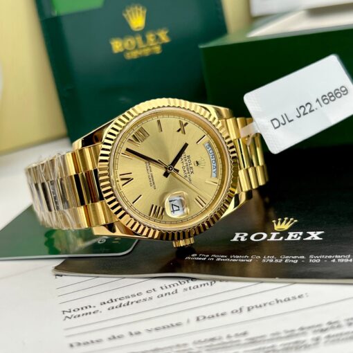 Rolex Day-Date 40 Men's Watch 228238-0006 coated 18k yellow gold Best 1:1 Edition - Image 10