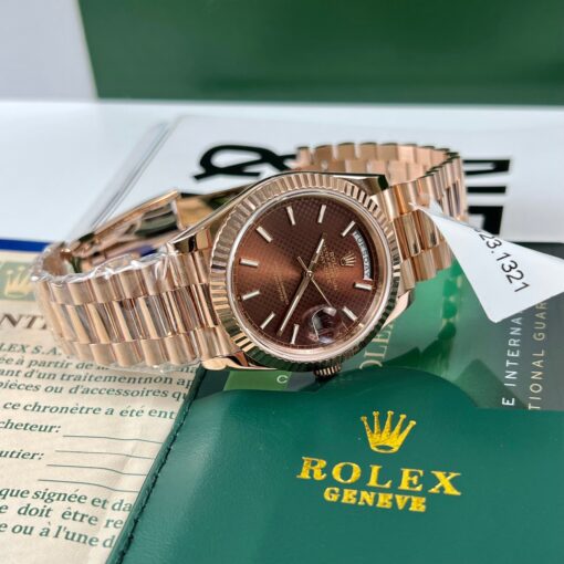 Rolex Day-Date 40 228235 chodmip Best 1:1 Edition coated 18k rose Gold 130 gram - 이미지 3