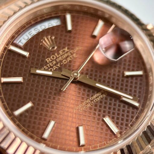 Rolex Day-Date 40 228235 chodmip Best 1:1 Edition coated 18k rose Gold 130 gram - 이미지 7