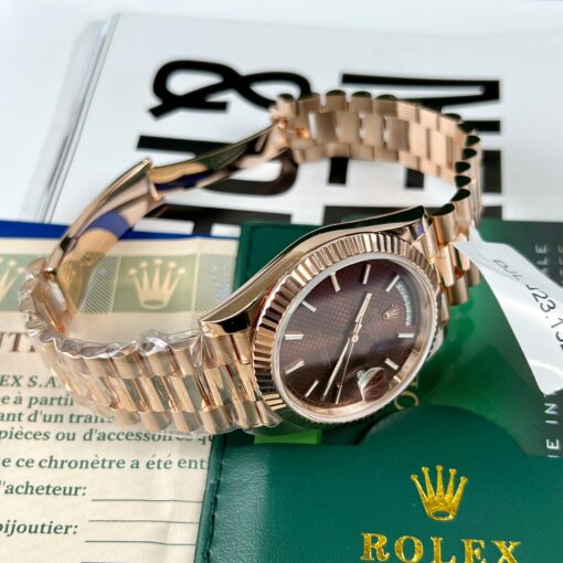 Rolex Day-Date 40 228235 chodmip Best 1:1 Edition coated 18k rose Gold 130 gram - 이미지 4