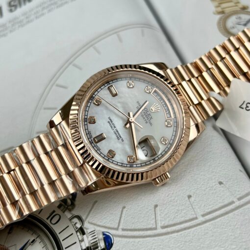 Rolex Day-Date 36mm M128235-0029 Best 1:1 Edition coated 18k rose Gold 130 gram - 이미지 14