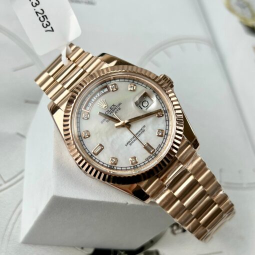 Rolex Day-Date 36mm M128235-0029 Best 1:1 Edition coated 18k rose Gold 130 gram - 이미지 15