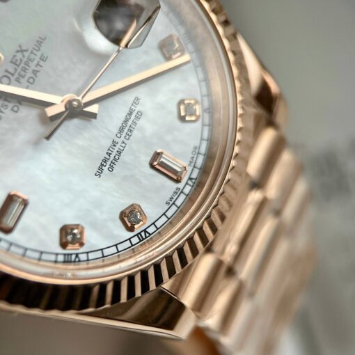 Rolex Day-Date 36mm M128235-0029 Best 1:1 Edition coated 18k rose Gold 130 gram - 이미지 18