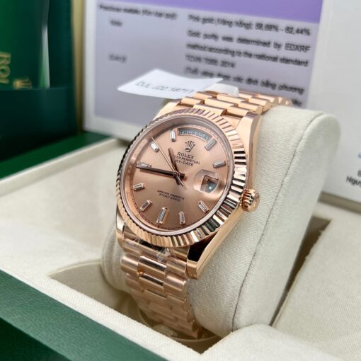 Rolex Day-Date 40 Rose Gold 228235 champagne Gold Filled 18k from GM Factory - Image 2