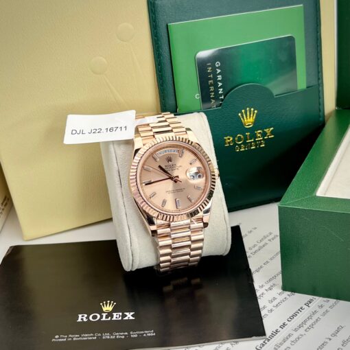 Rolex Day-Date 40 Rose Gold 228235 champagne Gold Filled 18k from GM Factory - Image 4