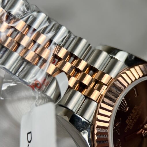 Rolex Datejust 31 Chocolate Dial Watch 178271 best 1:1 edition 18k coated rose gold GM - Image 12