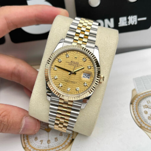 Rolex Datejust 36 126233 GM Factory 1:1 Best Edition 18K Gold Filled 36mm - Image 2