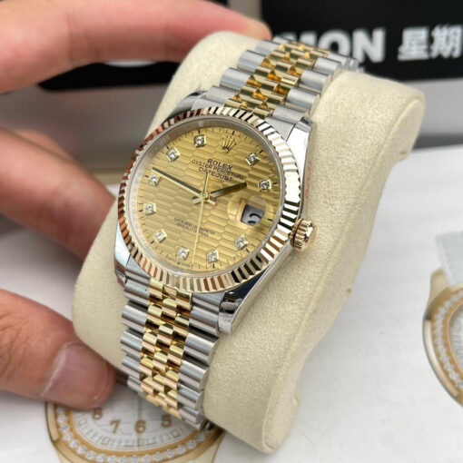 Rolex Datejust 36 126233 GM Factory 1:1 Best Edition 18K Gold Filled 36mm - Image 3