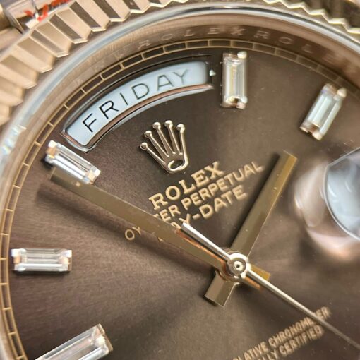 Rolex Day-Date 40mm 228235 chocolate dial 18k rose gold filled 167 gram - Image 14