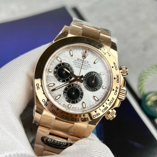 Rolex Daytona 116505 Rose Gold Chronograph 40mm Best 1:1 Edition meteorite dial BT Factory - Image 10