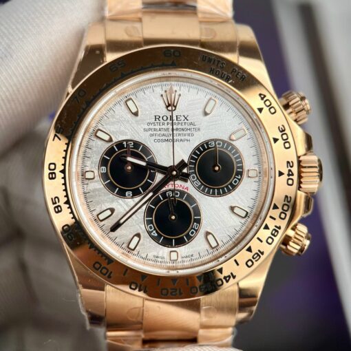 Rolex Daytona 116505 Rose Gold Chronograph 40mm Best 1:1 Edition meteorite dial BT Factory - Image 2