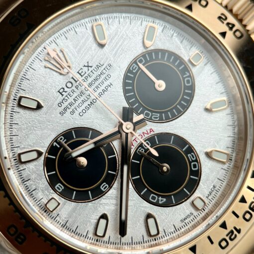 Rolex Daytona 116505 Rose Gold Chronograph 40mm Best 1:1 Edition meteorite dial BT Factory - Image 11