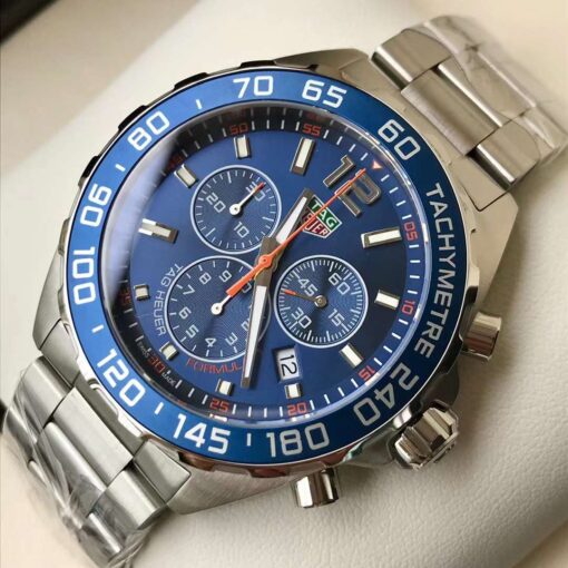 Tag Heuer Formula 1 Chronograph Blue Dial Men Watch CAZ1014.BA0842 Swiss Original Movement - Image 7