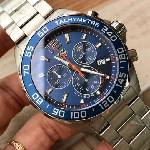 Tag Heuer Formula 1 Chronograph Blue Dial Men Watch CAZ1014.BA0842 Swiss Original Movement - Image 3