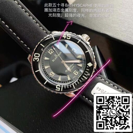 Blancpain Fifty Fathoms 5015-1130-52 Swiss Original Movement - Image 3