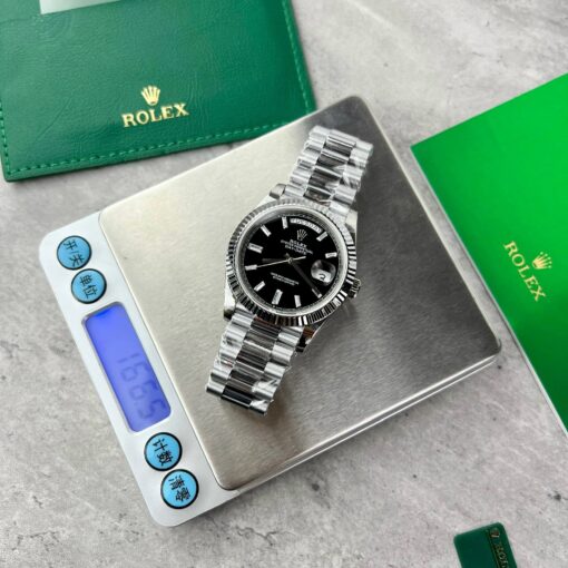 Rolex Day Date M228239 1:1 Best Edition GM Factory V2 Black dial — изображение 12