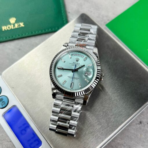 Rolex Day Date M228239 1:1 Best Edition GM Factory V2 Blue Tiffany Dial - 이미지 3