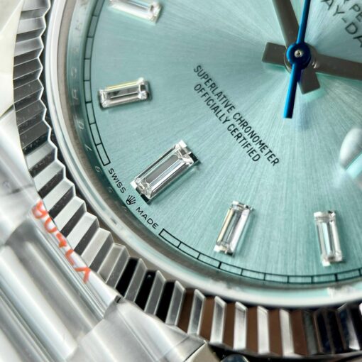 Rolex Day Date M228239 1:1 Best Edition GM Factory V2 Blue Tiffany Dial - 이미지 9