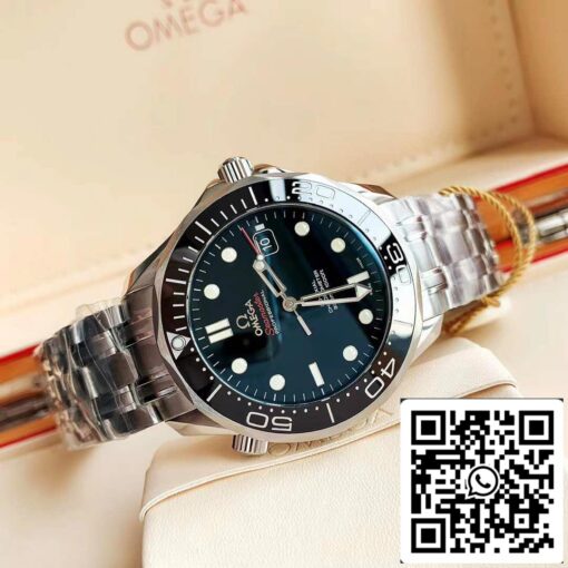 Omega Seamaster Diver 300M Co- Axial 212.30.41.20.03.001 Black Bezel  - Swiss Original Movement - Imagen 5