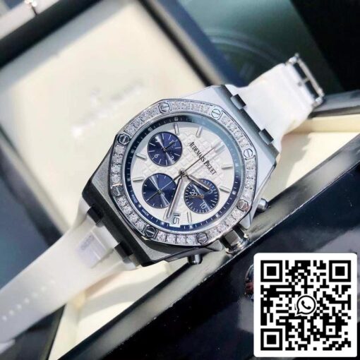 Audemars Piguet Royal Oak Offshore Lady Steel White Dial Diamond Bezel 26231ST.ZZ.D010CA.01 - Image 5