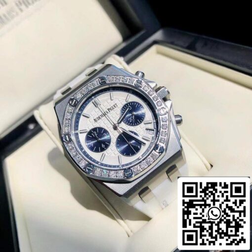 Audemars Piguet Royal Oak Offshore Lady Steel White Dial Diamond Bezel 26231ST.ZZ.D010CA.01 - Image 6