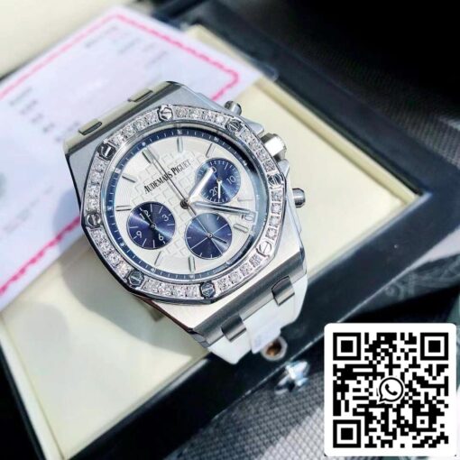 Audemars Piguet Royal Oak Offshore Lady Steel White Dial Diamond Bezel 26231ST.ZZ.D010CA.01 - Image 7