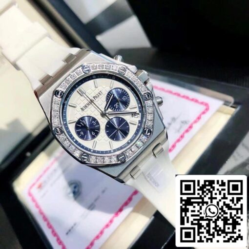 Audemars Piguet Royal Oak Offshore Lady Steel White Dial Diamond Bezel 26231ST.ZZ.D010CA.01