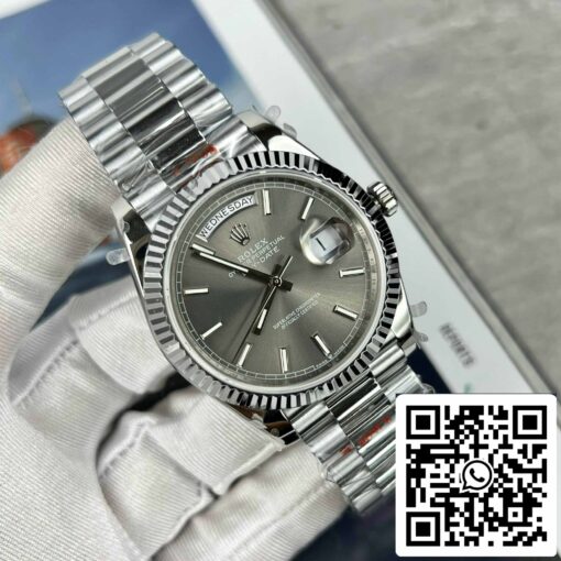 Rolex Day-Date M228236-0013 Platinum slate dial Best 1:1 Edition GM Factory V2 - 이미지 3